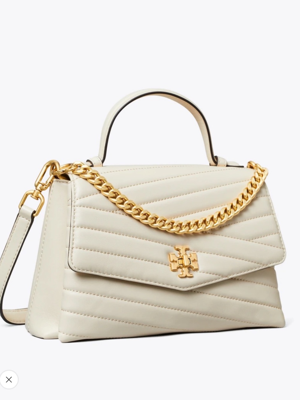 Tory Burch KIRA CHEVRON TOP-HANDLE SATCHEL Bag
